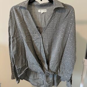 LOFT Lou & Grey Blouse with Silver Accents